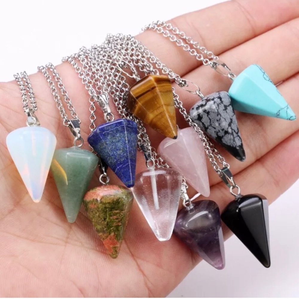 Natural Crystal Stone Necklace